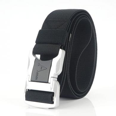 Custom High Quality Polyester Elastic Tactical Belt With Quick Release Buckle 