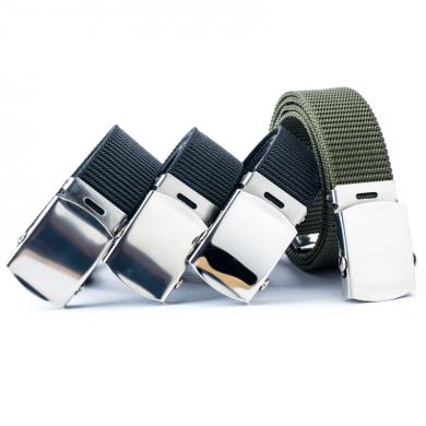 Black Military Web Belt